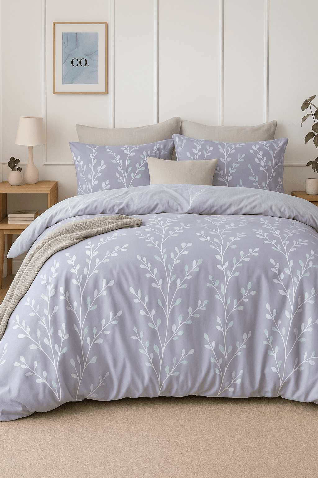 Pościel 3 częściowa we wzory flora